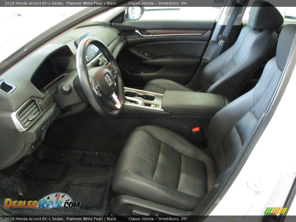 2018 Honda Accord EX-L Sedan Platinum White Pearl / Black Photo #28