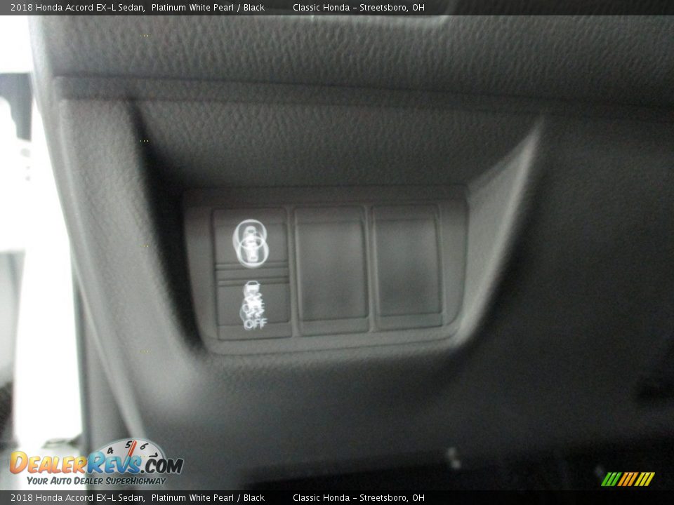 2018 Honda Accord EX-L Sedan Platinum White Pearl / Black Photo #29