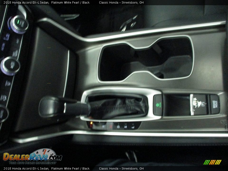 2018 Honda Accord EX-L Sedan Platinum White Pearl / Black Photo #34