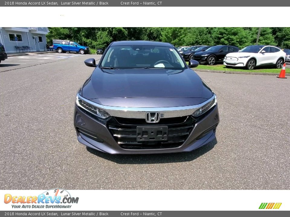 2018 Honda Accord LX Sedan Lunar Silver Metallic / Black Photo #2