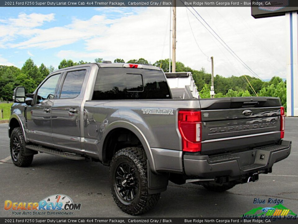 2021 Ford F250 Super Duty Lariat Crew Cab 4x4 Tremor Package Carbonized Gray / Black Photo #3