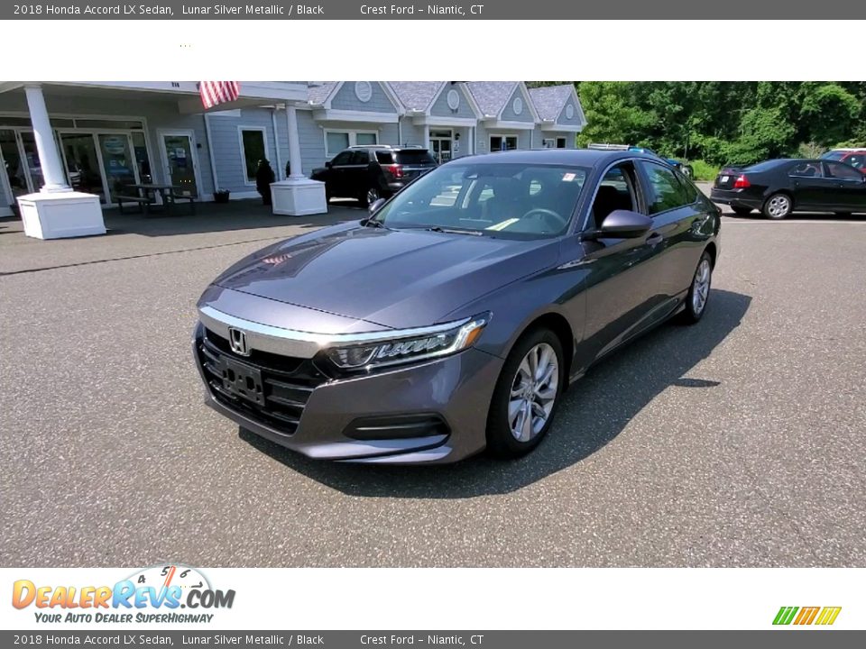 2018 Honda Accord LX Sedan Lunar Silver Metallic / Black Photo #3