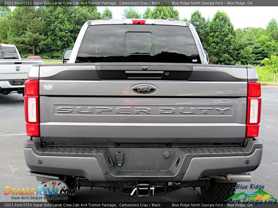 2021 Ford F250 Super Duty Lariat Crew Cab 4x4 Tremor Package Carbonized Gray / Black Photo #4