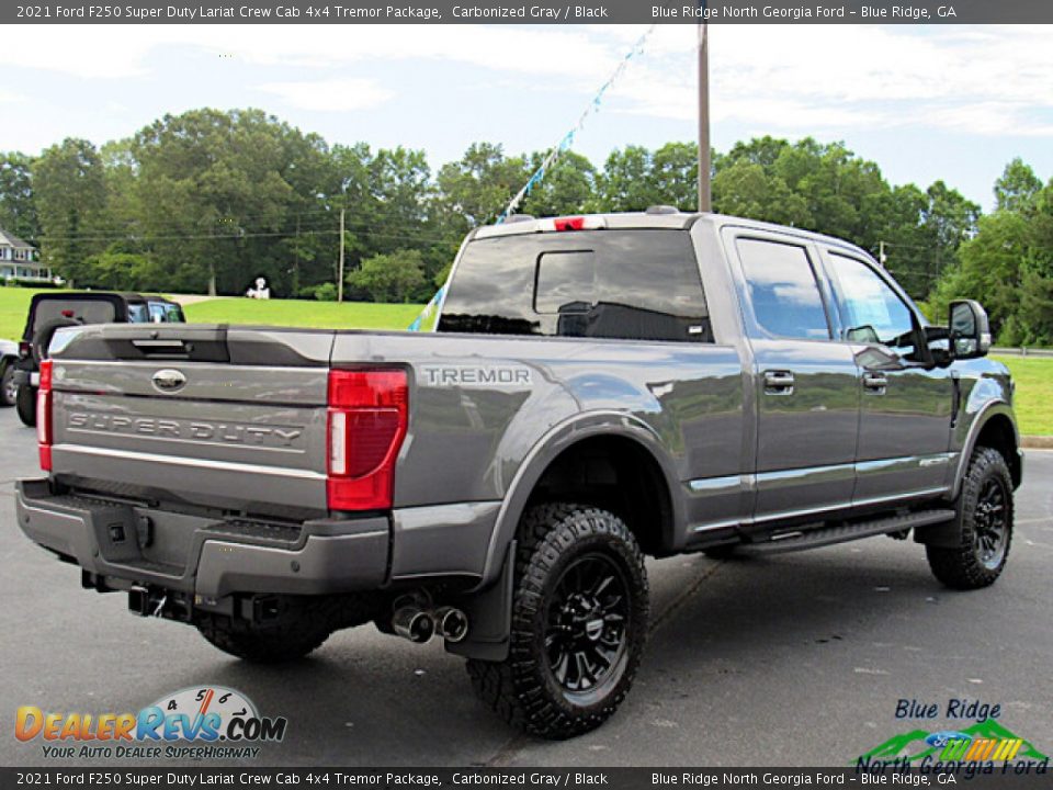 2021 Ford F250 Super Duty Lariat Crew Cab 4x4 Tremor Package Carbonized Gray / Black Photo #5
