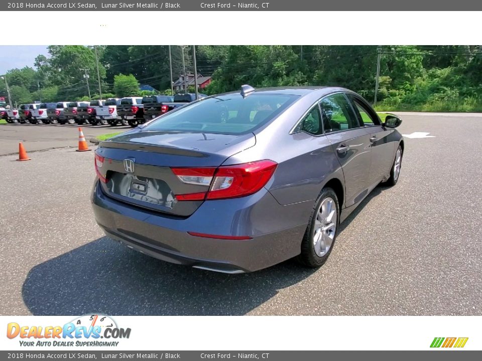 2018 Honda Accord LX Sedan Lunar Silver Metallic / Black Photo #7