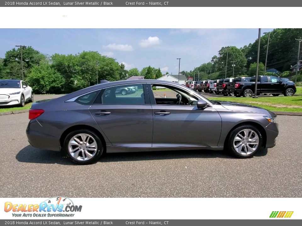 2018 Honda Accord LX Sedan Lunar Silver Metallic / Black Photo #8