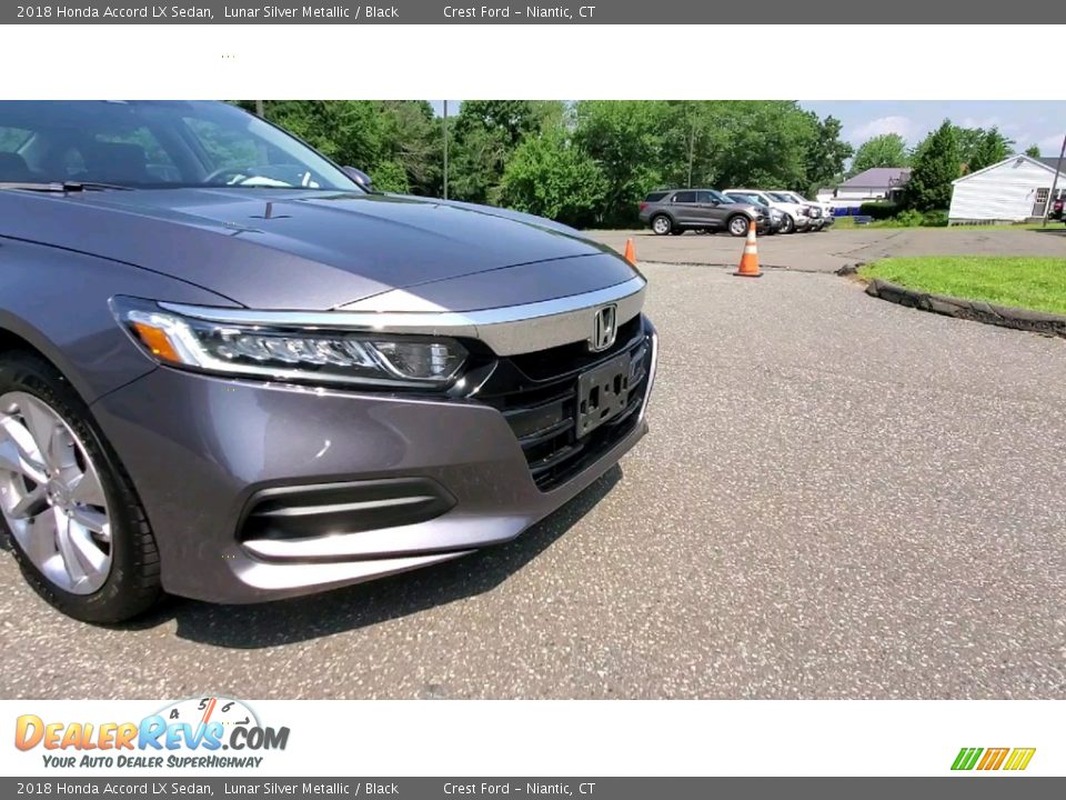 2018 Honda Accord LX Sedan Lunar Silver Metallic / Black Photo #26