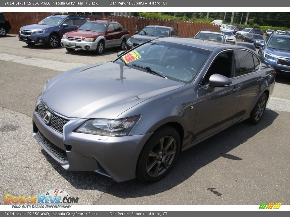 2014 Lexus GS 350 AWD Nebula Gray Pearl / Black Photo #1