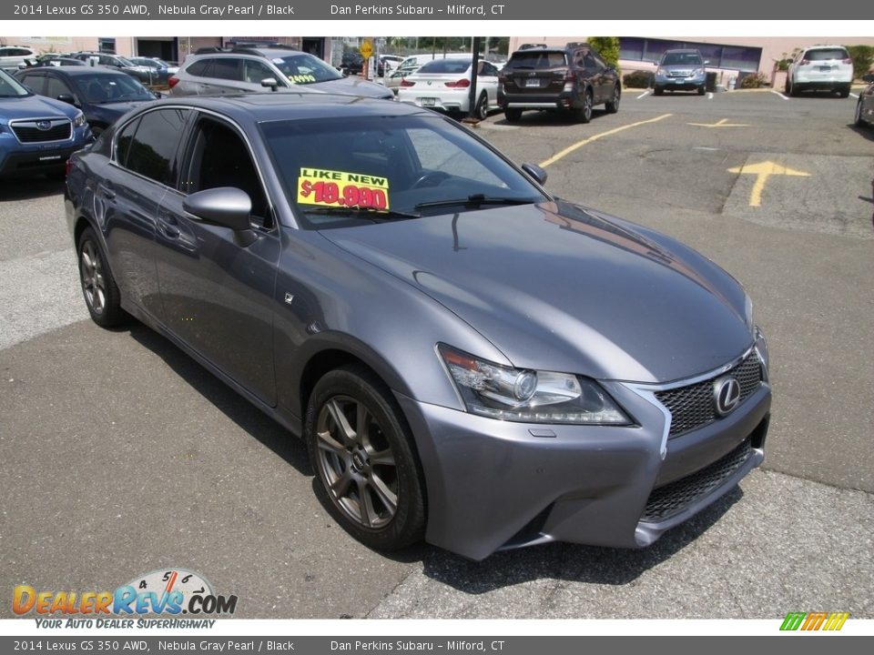 2014 Lexus GS 350 AWD Nebula Gray Pearl / Black Photo #3