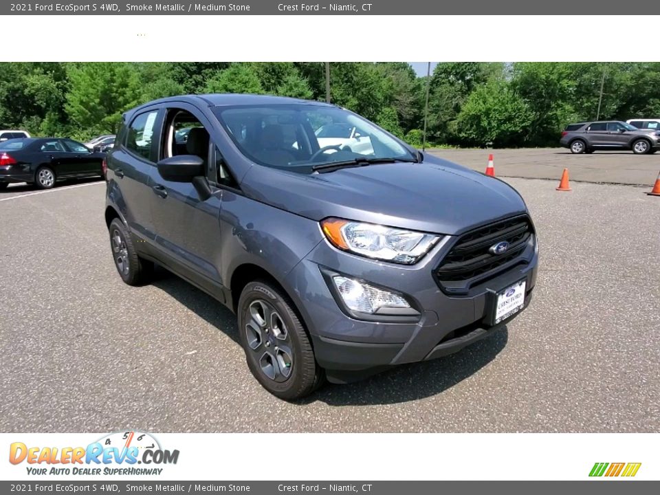 2021 Ford EcoSport S 4WD Smoke Metallic / Medium Stone Photo #1