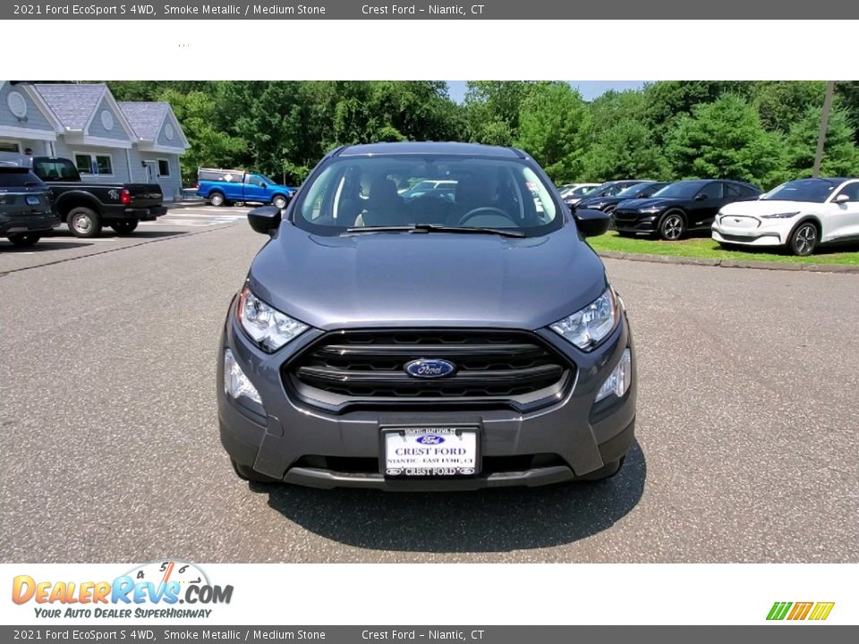 2021 Ford EcoSport S 4WD Smoke Metallic / Medium Stone Photo #2