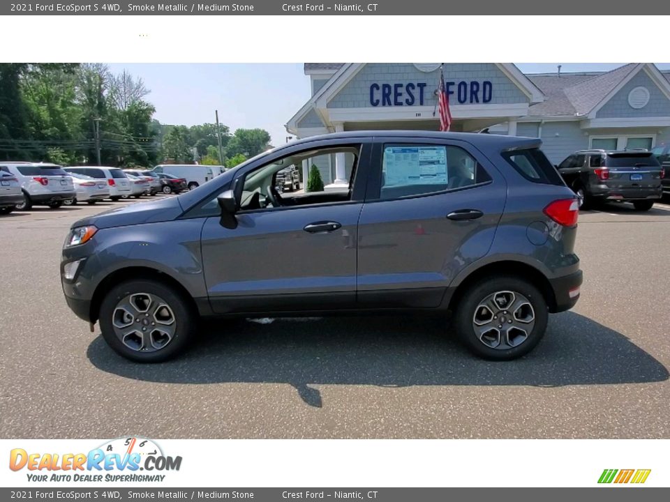 2021 Ford EcoSport S 4WD Smoke Metallic / Medium Stone Photo #4
