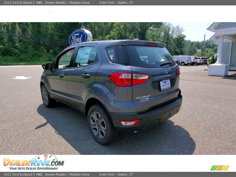 2021 Ford EcoSport S 4WD Smoke Metallic / Medium Stone Photo #5