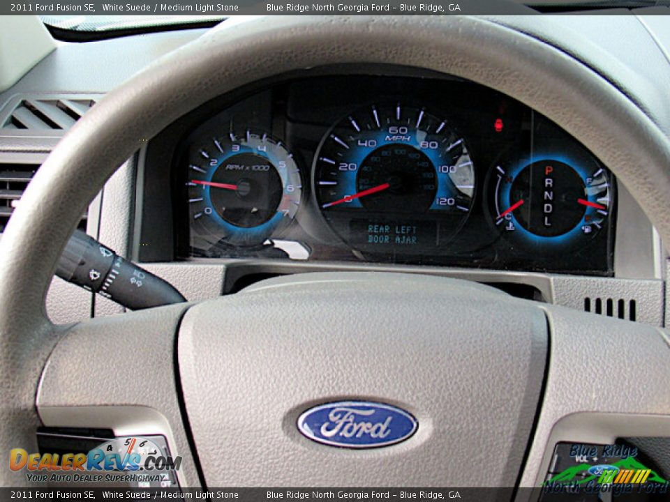 2011 Ford Fusion SE White Suede / Medium Light Stone Photo #16