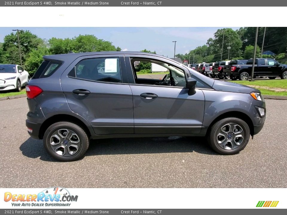 2021 Ford EcoSport S 4WD Smoke Metallic / Medium Stone Photo #8