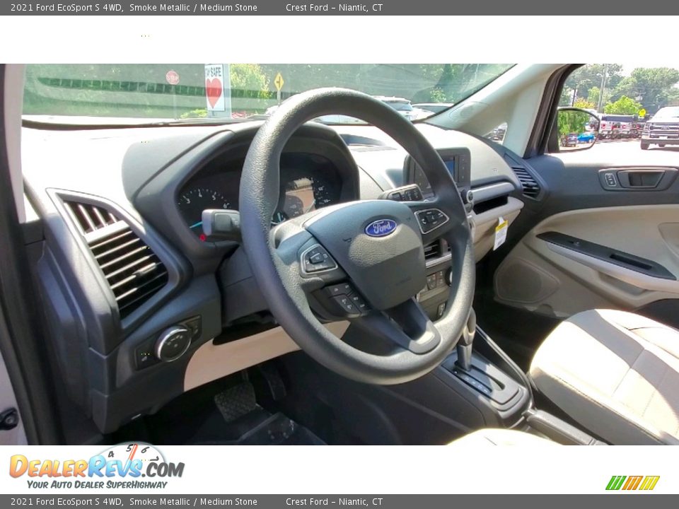 2021 Ford EcoSport S 4WD Smoke Metallic / Medium Stone Photo #11