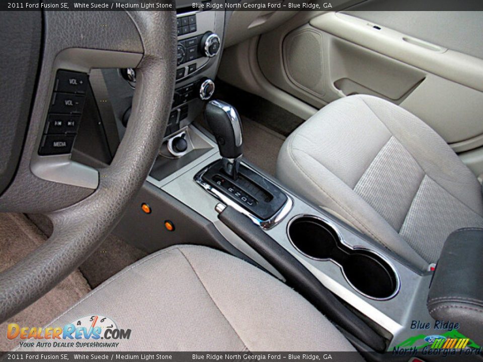 2011 Ford Fusion SE White Suede / Medium Light Stone Photo #21