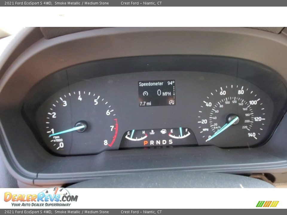 2021 Ford EcoSport S 4WD Smoke Metallic / Medium Stone Photo #14