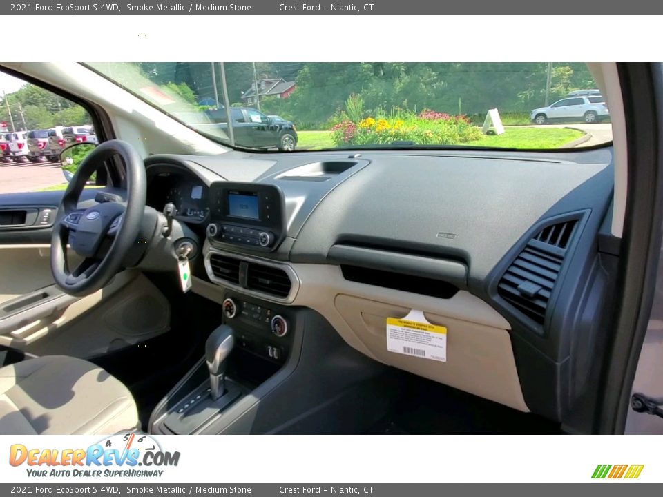 2021 Ford EcoSport S 4WD Smoke Metallic / Medium Stone Photo #24