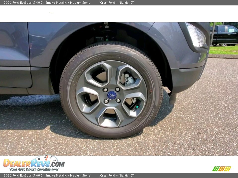 2021 Ford EcoSport S 4WD Smoke Metallic / Medium Stone Photo #25