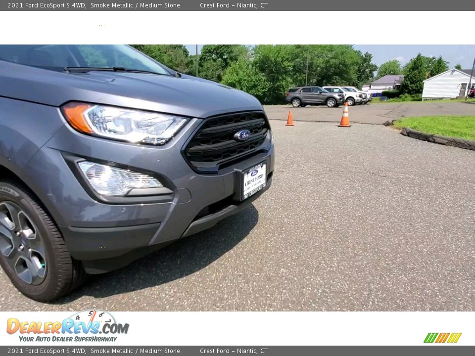 2021 Ford EcoSport S 4WD Smoke Metallic / Medium Stone Photo #26