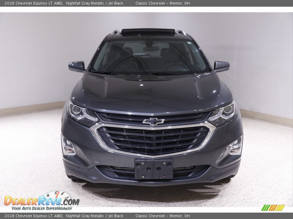 2018 Chevrolet Equinox LT AWD Nightfall Gray Metallic / Jet Black Photo #2