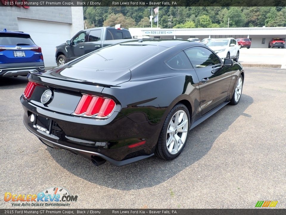 2015 Ford Mustang GT Premium Coupe Black / Ebony Photo #2