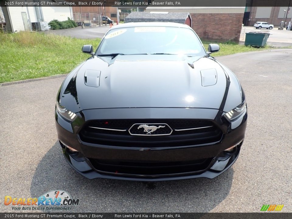 2015 Ford Mustang GT Premium Coupe Black / Ebony Photo #4