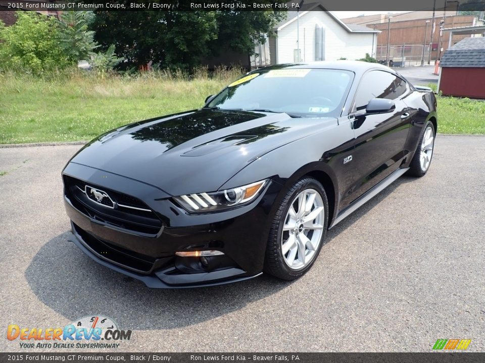 2015 Ford Mustang GT Premium Coupe Black / Ebony Photo #5