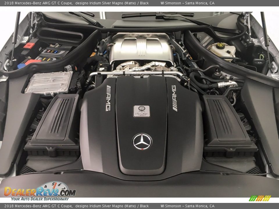 2018 Mercedes-Benz AMG GT C Coupe 4.0 Liter AMG Twin-Turbocharged DOHC 32-Valve VVT V8 Engine Photo #9