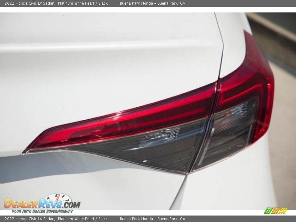 2022 Honda Civic LX Sedan Platinum White Pearl / Black Photo #7