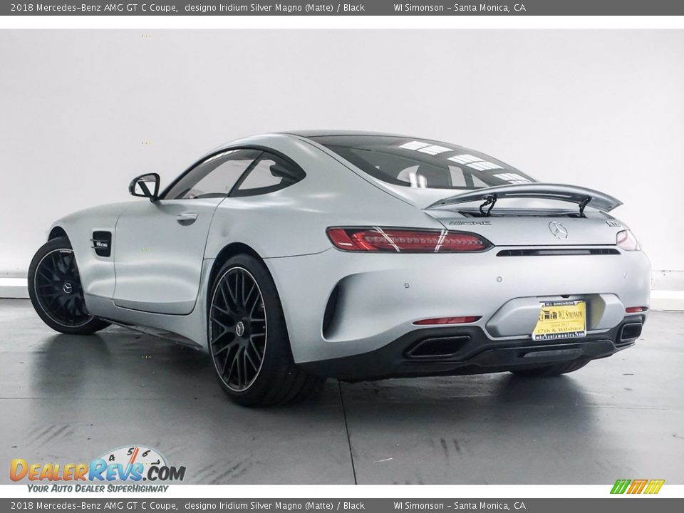 2018 Mercedes-Benz AMG GT C Coupe designo Iridium Silver Magno (Matte) / Black Photo #10