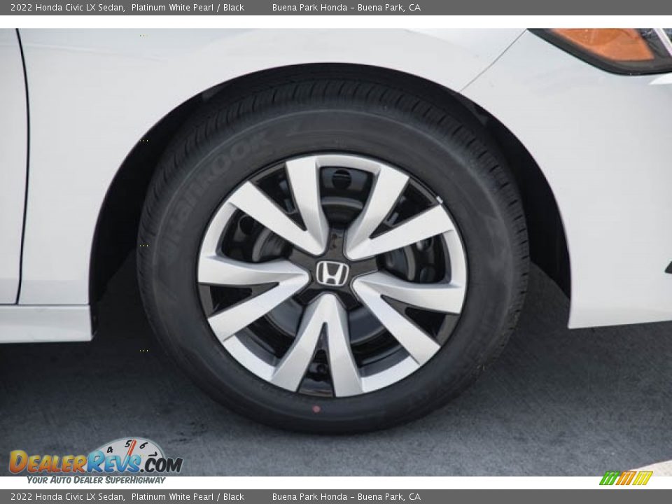 2022 Honda Civic LX Sedan Platinum White Pearl / Black Photo #11