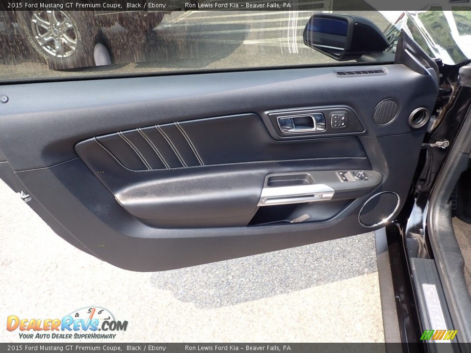 2015 Ford Mustang GT Premium Coupe Black / Ebony Photo #14