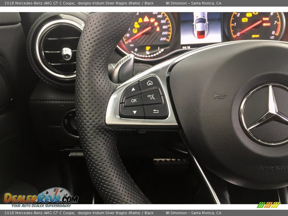 2018 Mercedes-Benz AMG GT C Coupe Steering Wheel Photo #18