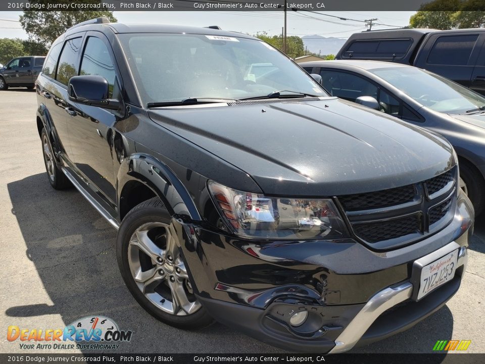 2016 Dodge Journey Crossroad Plus Pitch Black / Black Photo #1