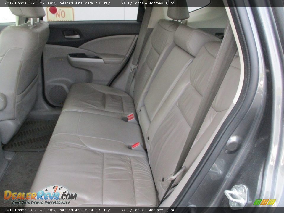 2012 Honda CR-V EX-L 4WD Polished Metal Metallic / Gray Photo #11