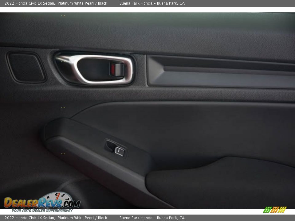 2022 Honda Civic LX Sedan Platinum White Pearl / Black Photo #35
