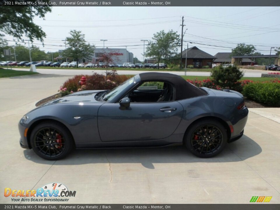 Polymetal Gray Metallic 2021 Mazda MX-5 Miata Club Photo #5