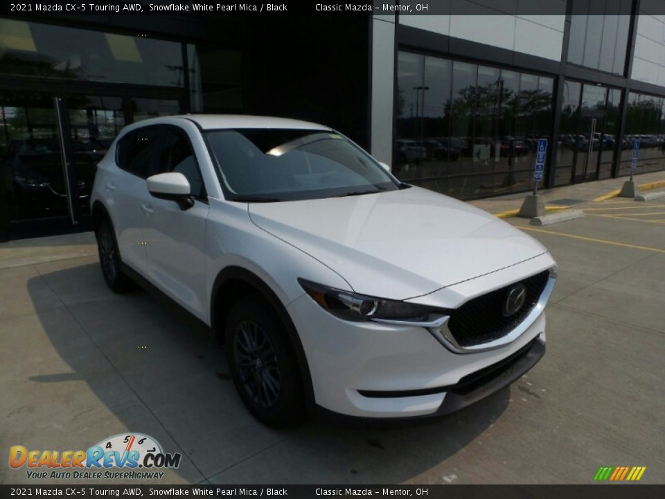 2021 Mazda CX-5 Touring AWD Snowflake White Pearl Mica / Black Photo #1