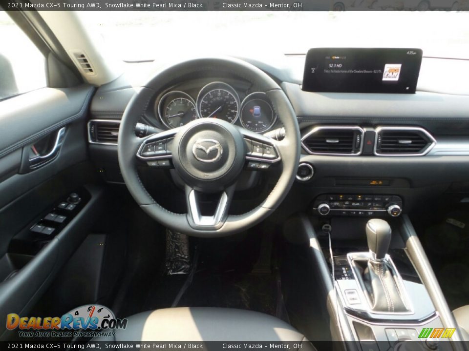 2021 Mazda CX-5 Touring AWD Snowflake White Pearl Mica / Black Photo #4