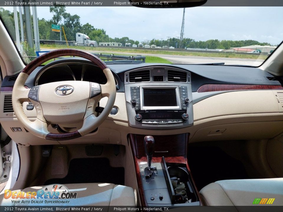 2012 Toyota Avalon Limited Blizzard White Pearl / Ivory Photo #11