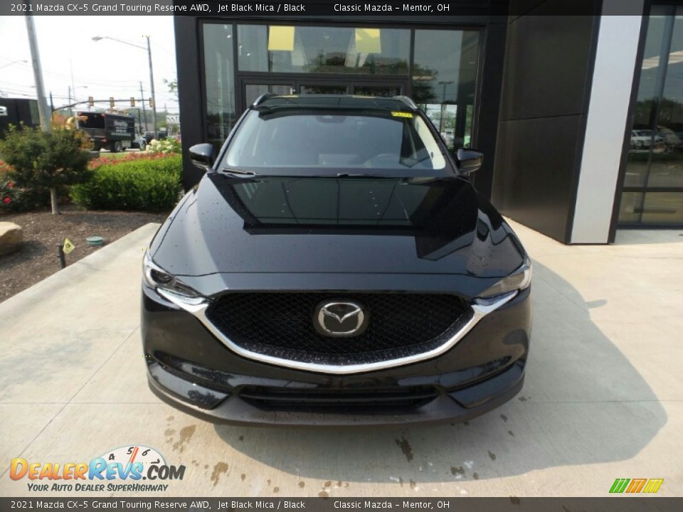 2021 Mazda CX-5 Grand Touring Reserve AWD Jet Black Mica / Black Photo #2