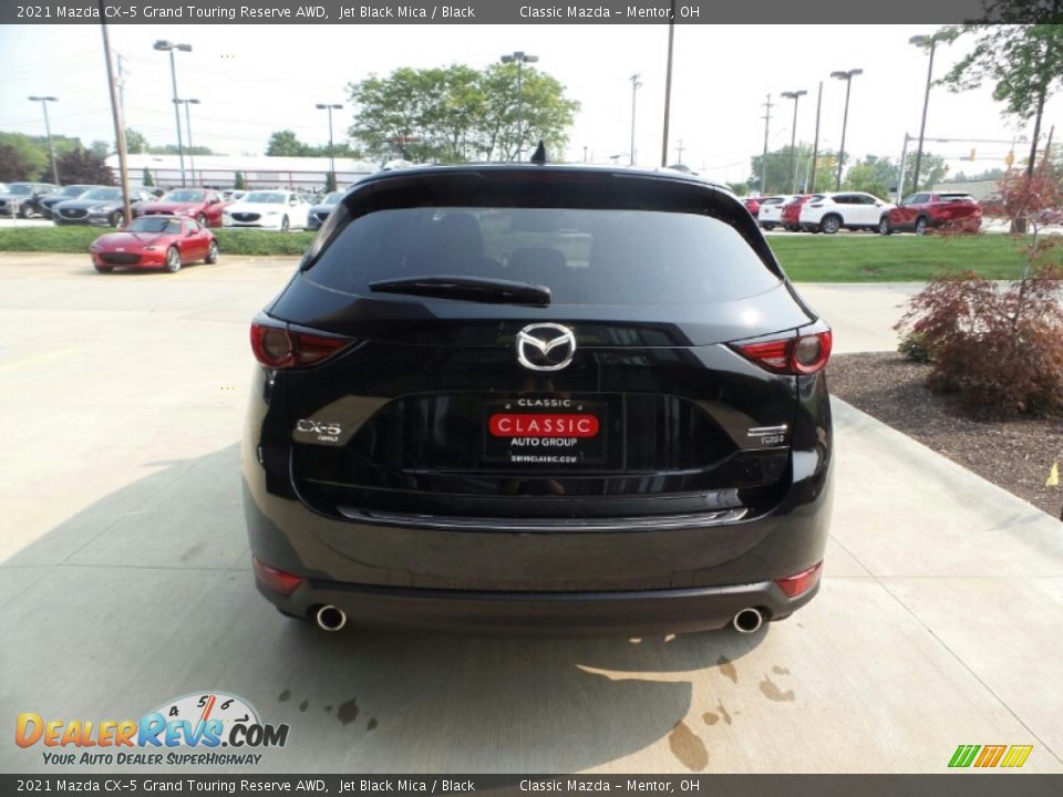 2021 Mazda CX-5 Grand Touring Reserve AWD Jet Black Mica / Black Photo #5