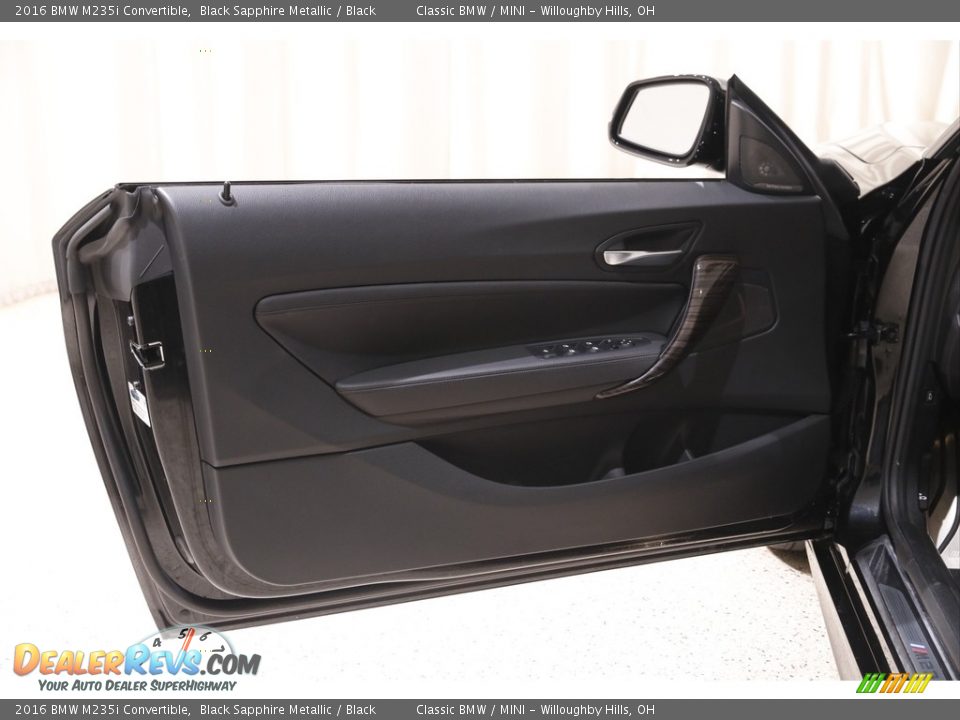 2016 BMW M235i Convertible Black Sapphire Metallic / Black Photo #5