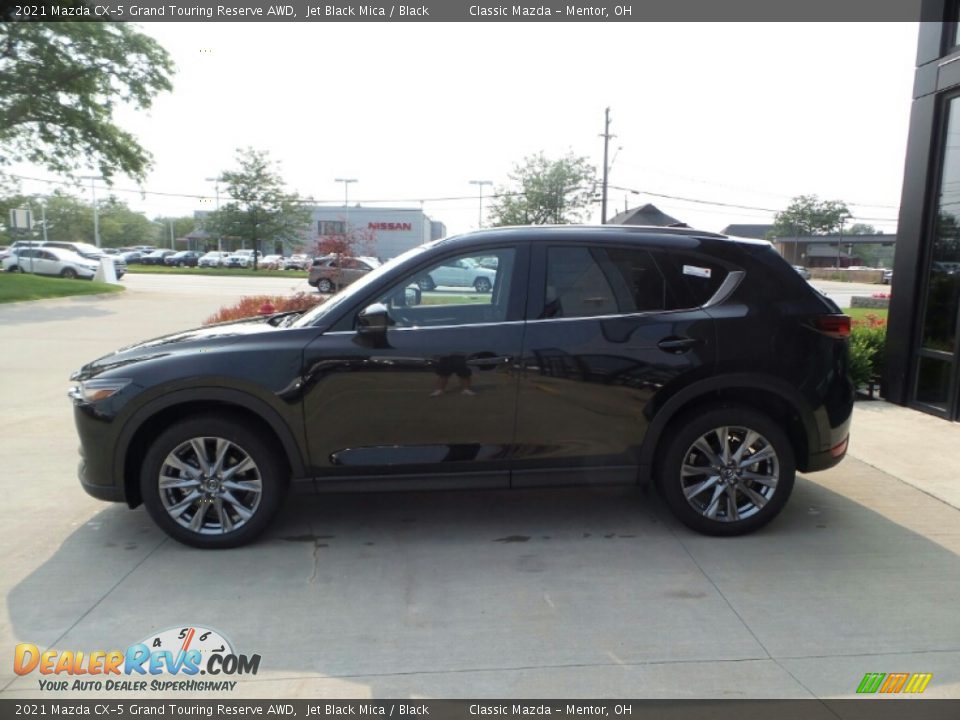 2021 Mazda CX-5 Grand Touring Reserve AWD Jet Black Mica / Black Photo #6