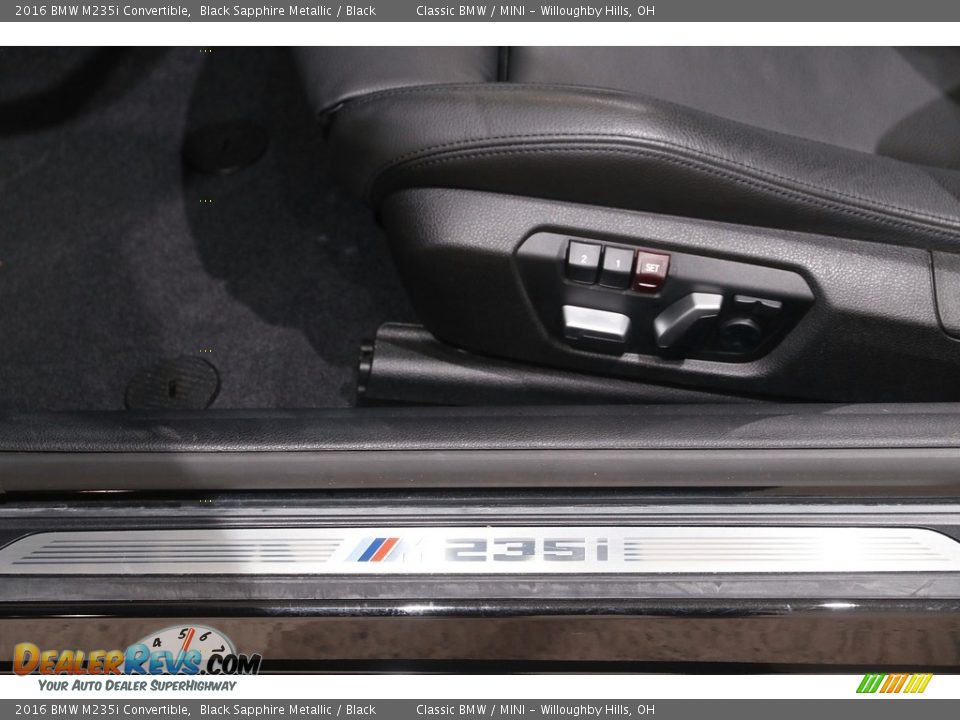 2016 BMW M235i Convertible Black Sapphire Metallic / Black Photo #6