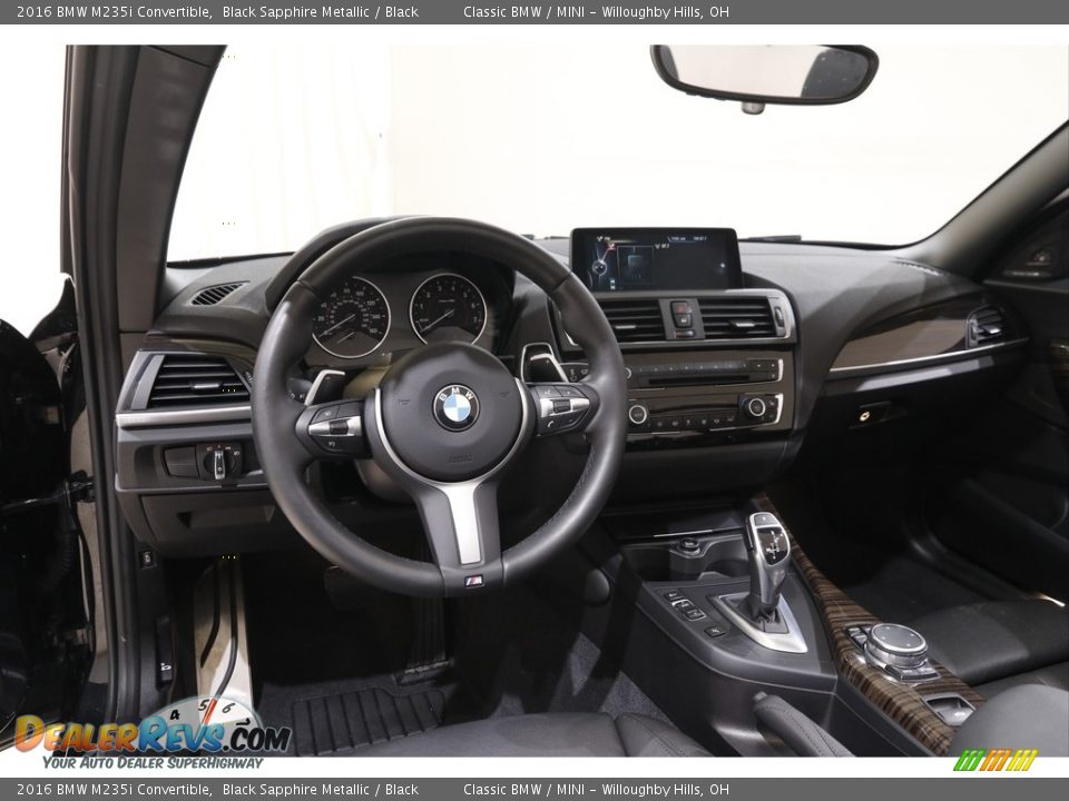 2016 BMW M235i Convertible Black Sapphire Metallic / Black Photo #8