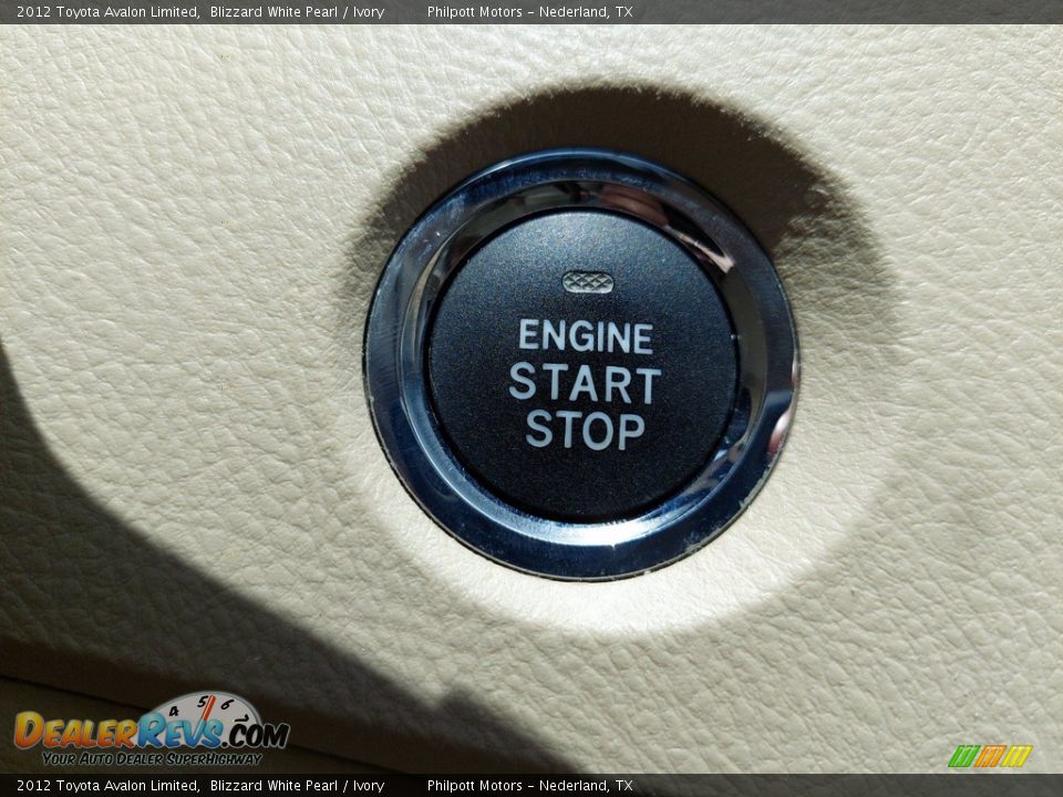 2012 Toyota Avalon Limited Blizzard White Pearl / Ivory Photo #22