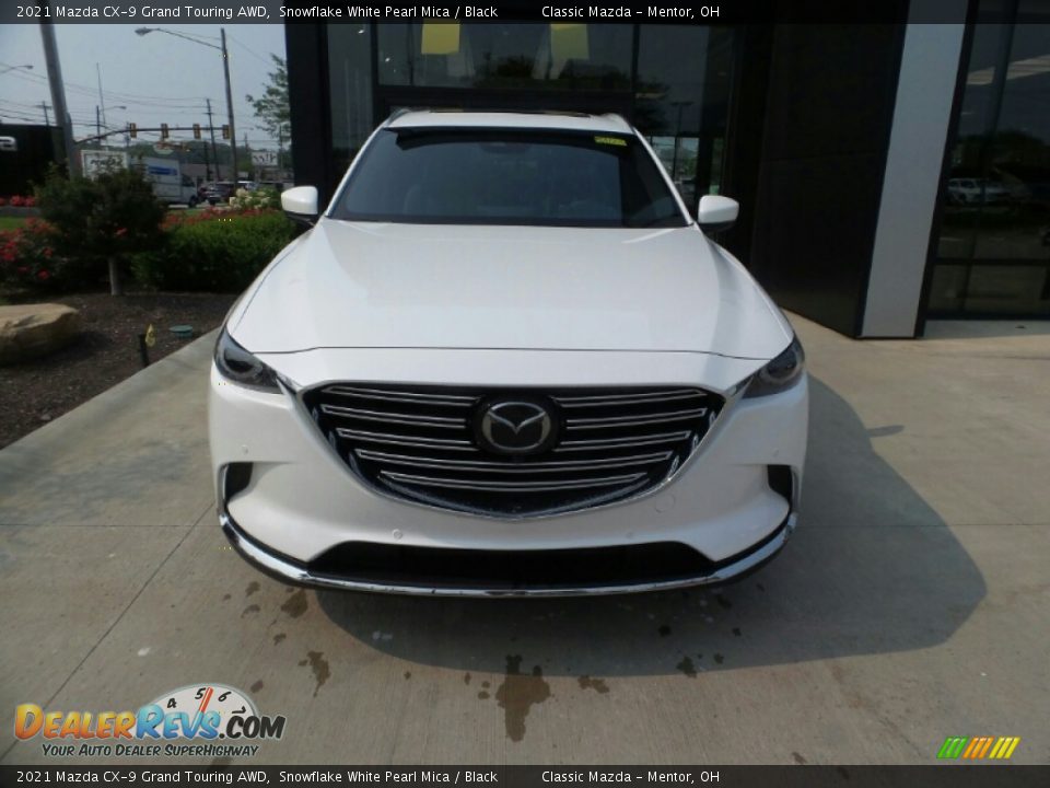 2021 Mazda CX-9 Grand Touring AWD Snowflake White Pearl Mica / Black Photo #2